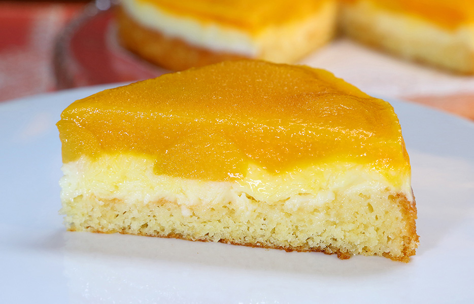 Recette Gateau A La Creme Patissiere Et Aux Abricots