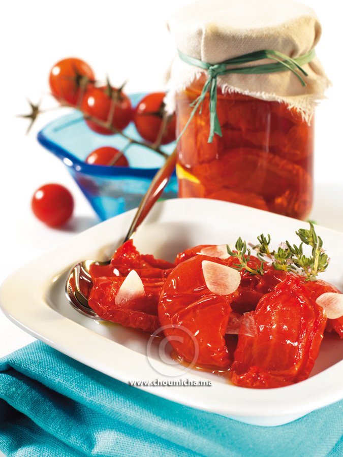 Pétales de tomates séchées et confites